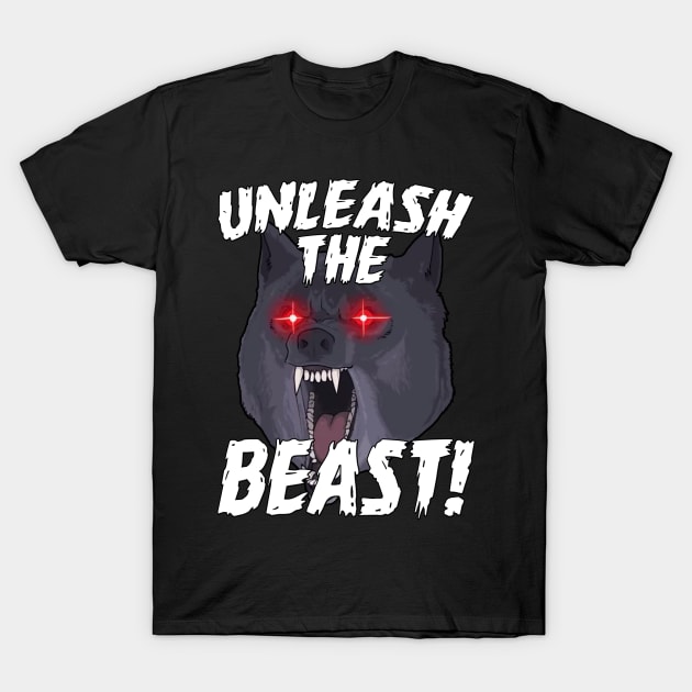 Funny Gym Beast Motivational Sports Quotes T-Shirt by WorkoutQuotes